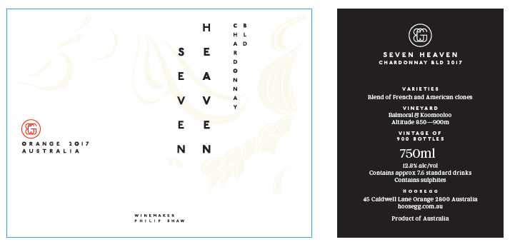 2018 Seven Heaven Chardonnay 6 Pack